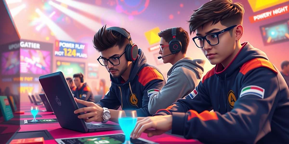 Power Play Pros Official Cover Power Play Pros game cover featuring Indian gamers competing in a tournament